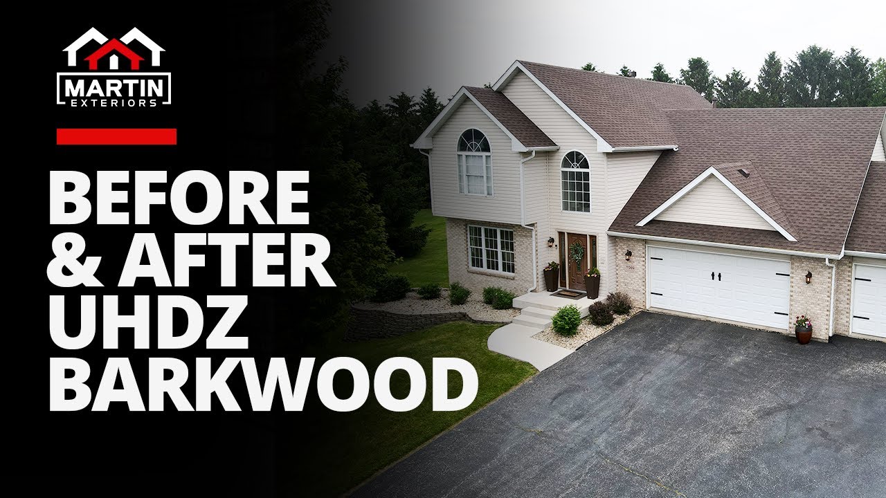 Before & After UHDZ Barkwood | Martin Exteriors