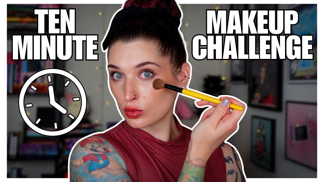 10 minute makeup challenge!