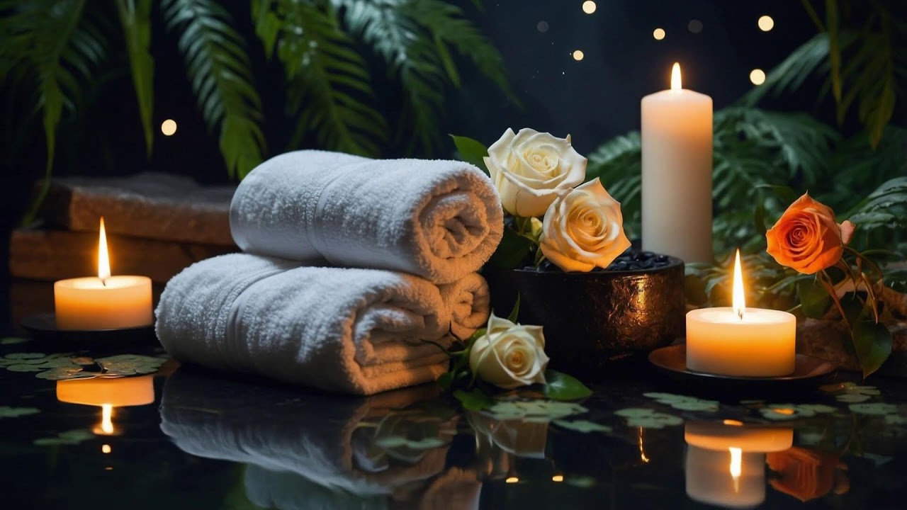 Relaxing Spa Music 🌺 Feel Instant Peace, Melt Away Stress, Insomnia Healing Piano Music 4