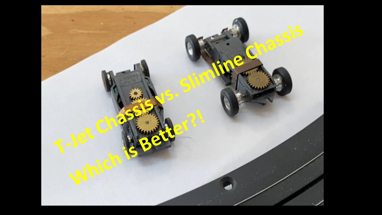 Aurora Thunderjet vs Slimline Which Slot Car Chassis Rules the Track?!