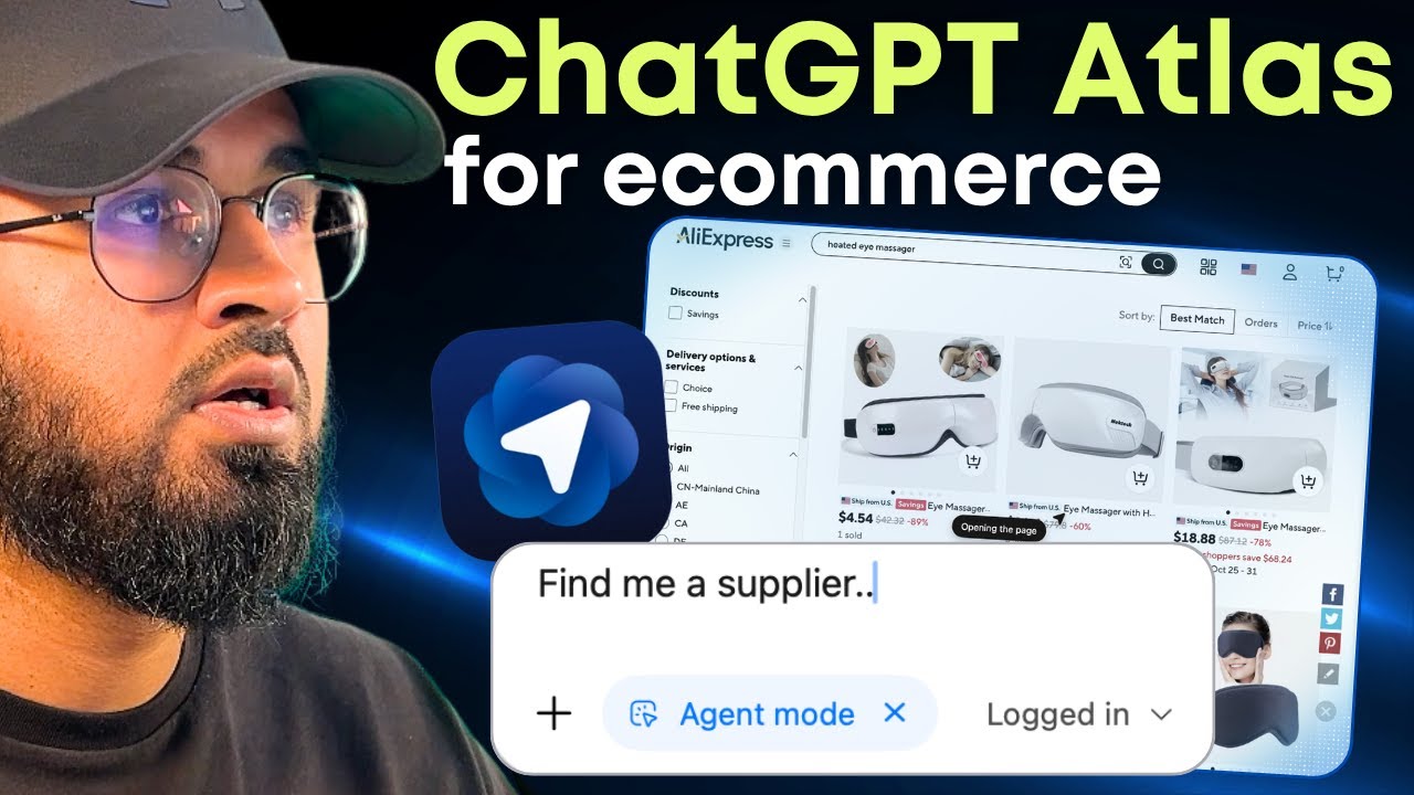 НОВОЕ Полное пошаговое руководство по ChatGPT Atlas (для предпринимателей электронной коммерции)