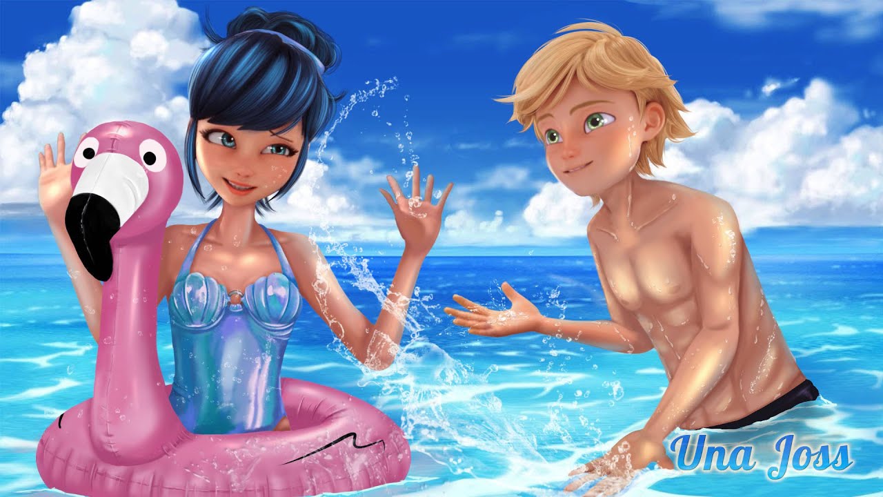 Marinette and Adriene's Miraculous Vacations | Summer with Ladybug | Ladybug Speededit by Una Joss