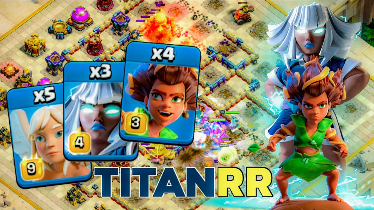 Unleashing Power: TH16 Zap Electro Titan & Root Rider  Legend League Attacks!