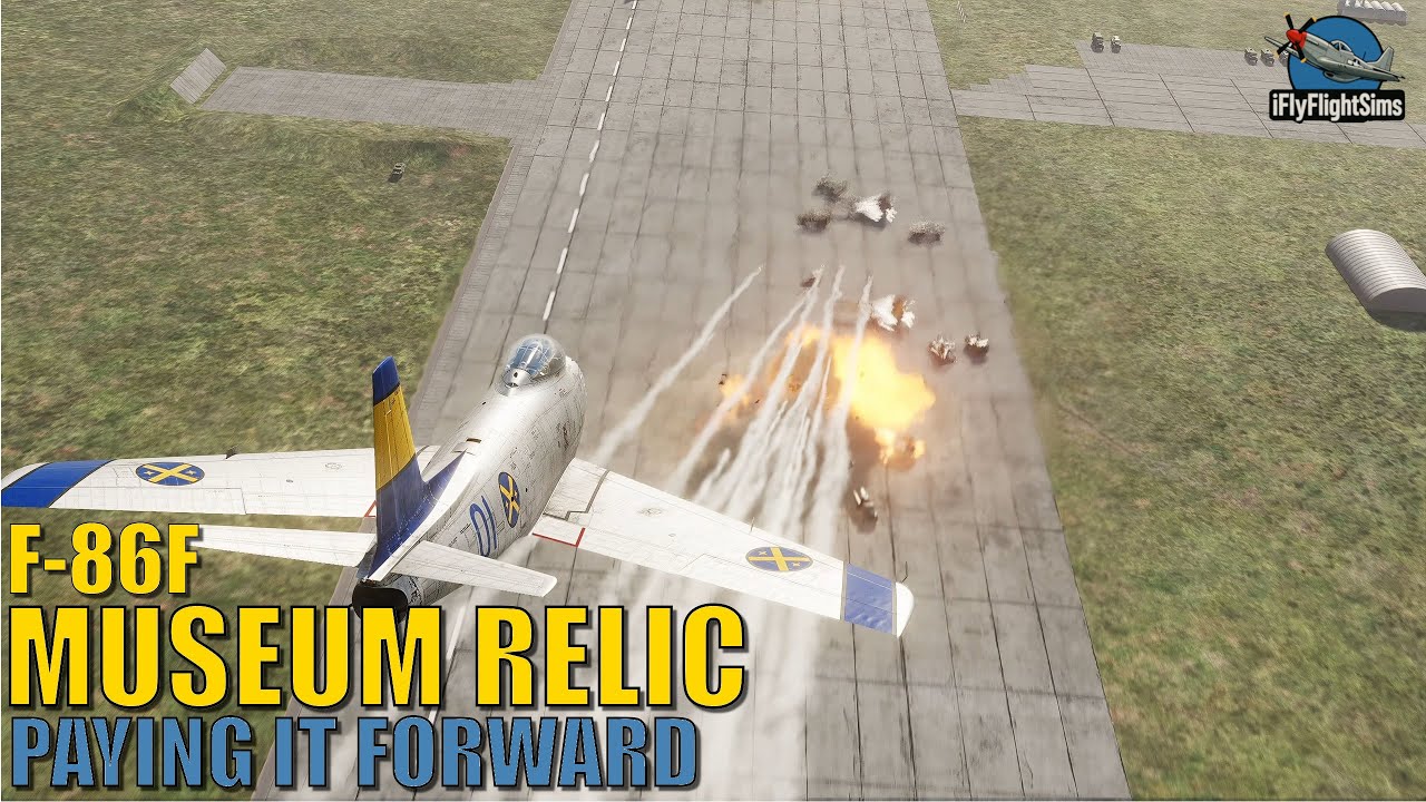 F-86F Sabre: Museum Relic Campaign | Mission 11: Paying it Forward | DCS World Gameplay | 1440p