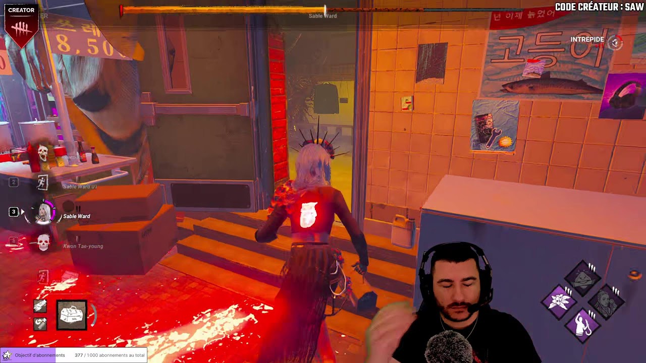 🎁✅Drops & Giveaway NEW SURV !negan | !holy | Stream2K | [FR/PC] #DBDCreator @Sawpalin