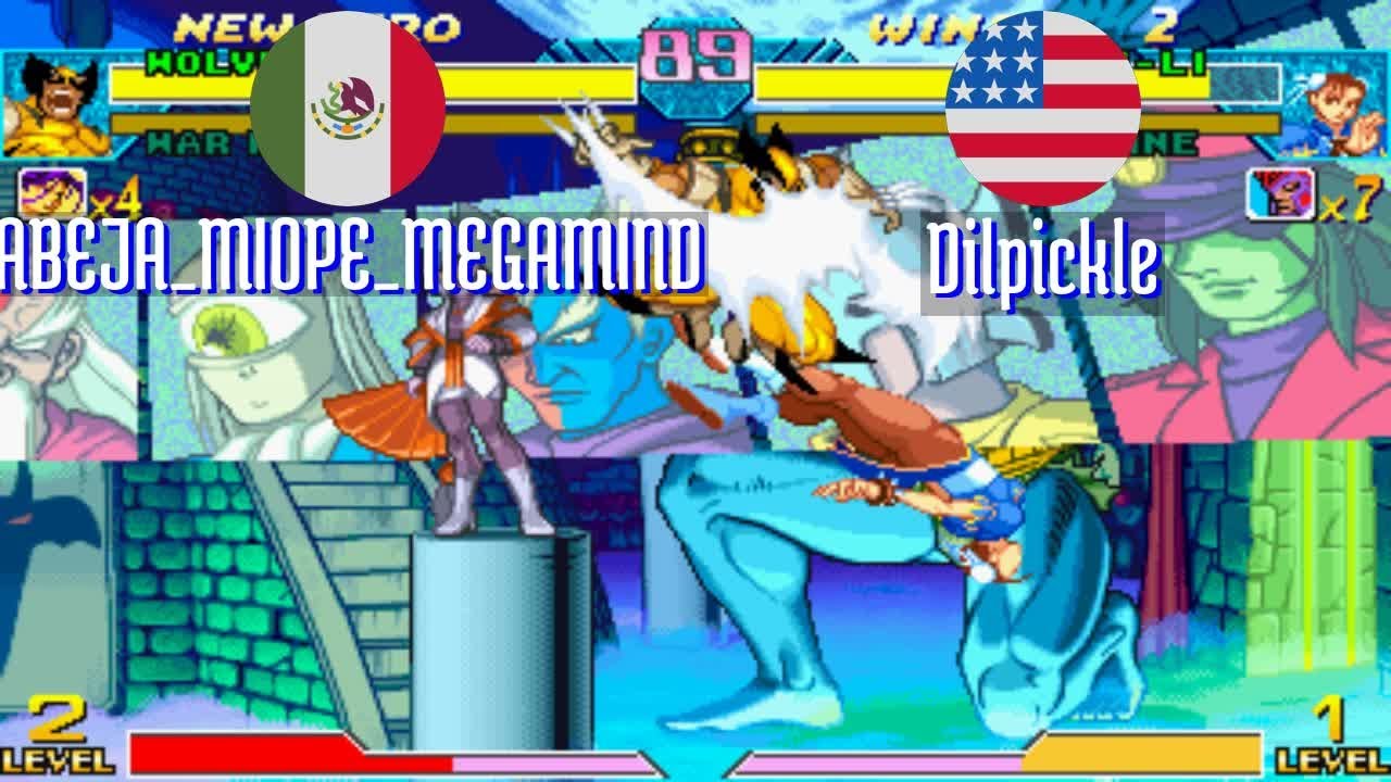 FT5 @mvsc: ABEJA_MIOPE_MEGAMIND (MX) vs Dilpickle (US) [Marvel vs Capcom Fightcade] Jan 28