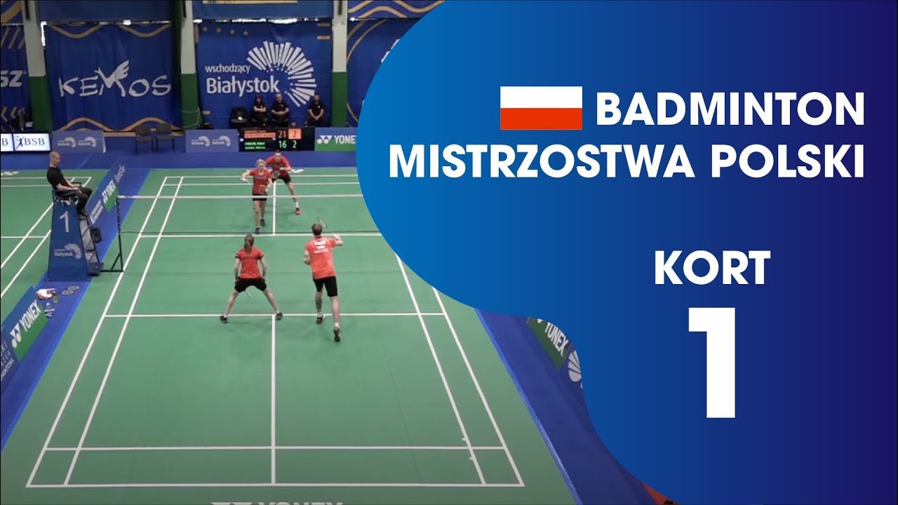 Badminton | Indywidualne Mistrzostwa Polski | Białystok 2021 | kort Białystok | p&oacute;łfinały