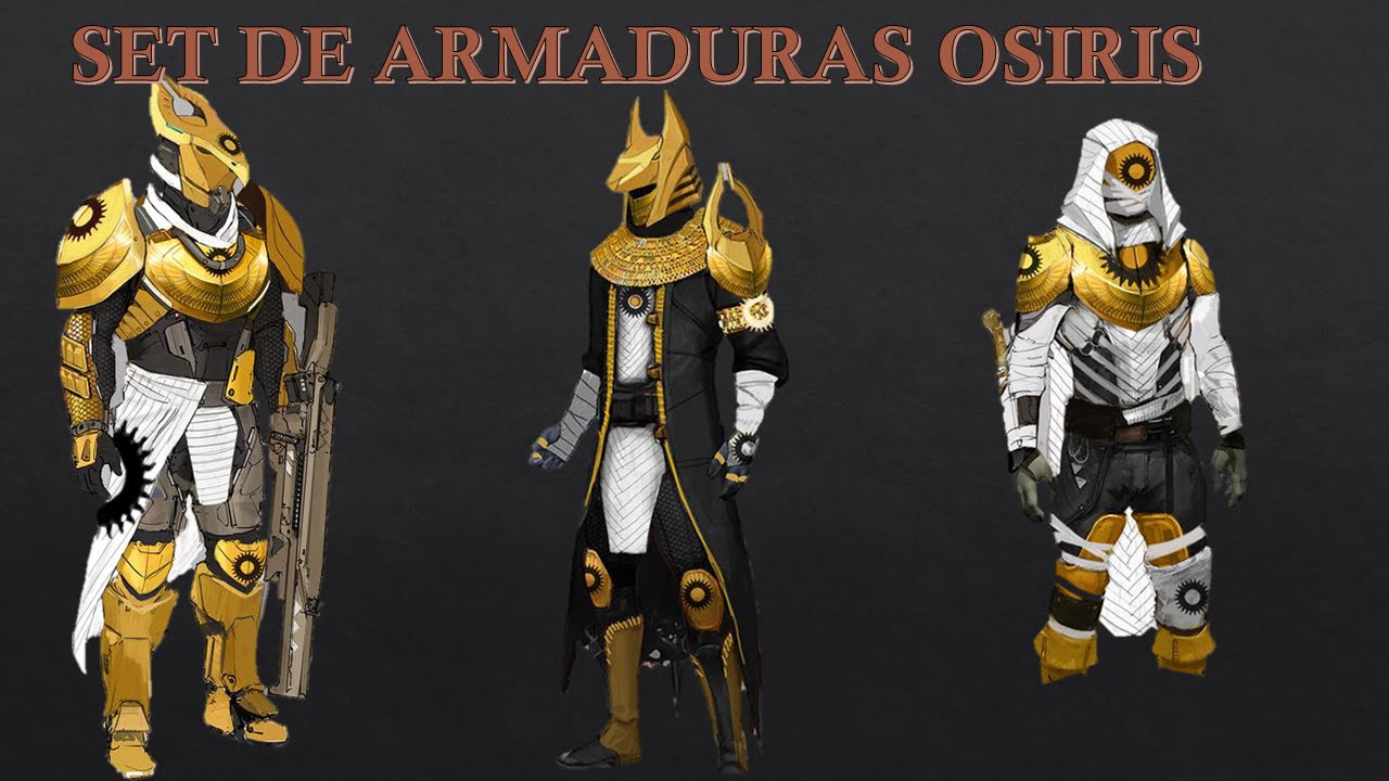 DESTINY: Set Completo Armaduras de Osiris y Como conseguirlas