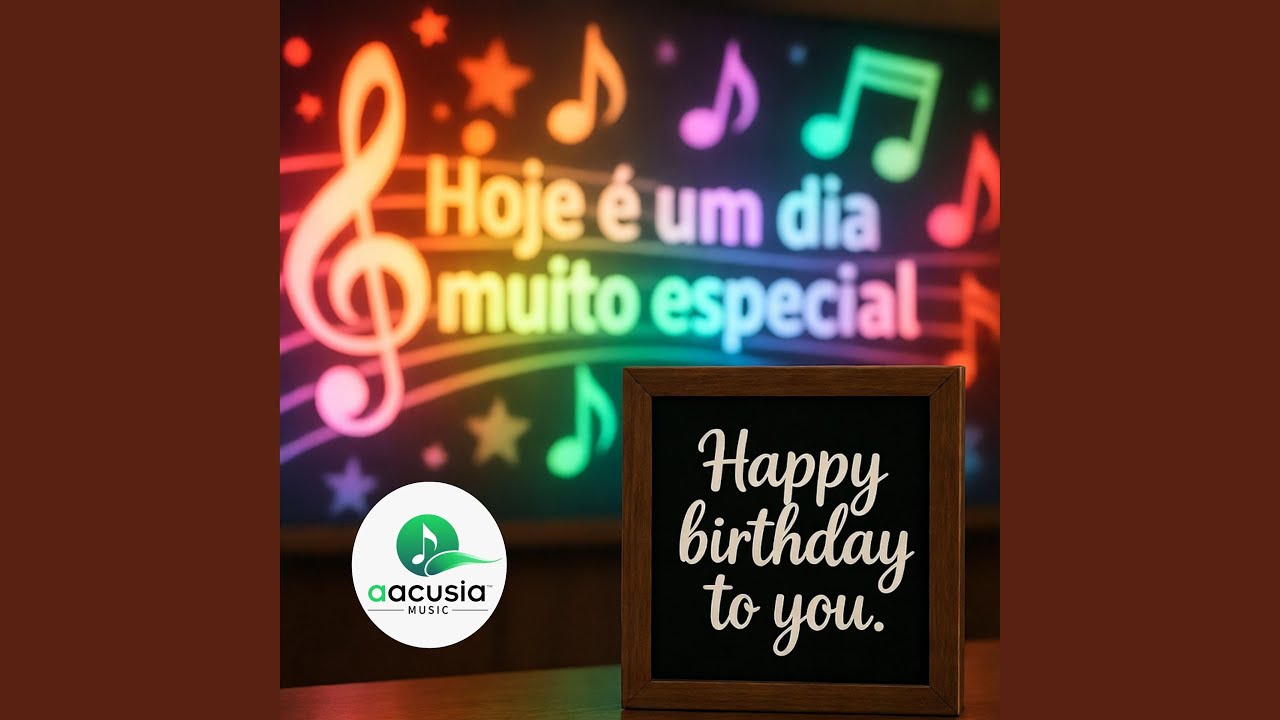 Hoje é um dia muito especial AACUSIA MUSIC