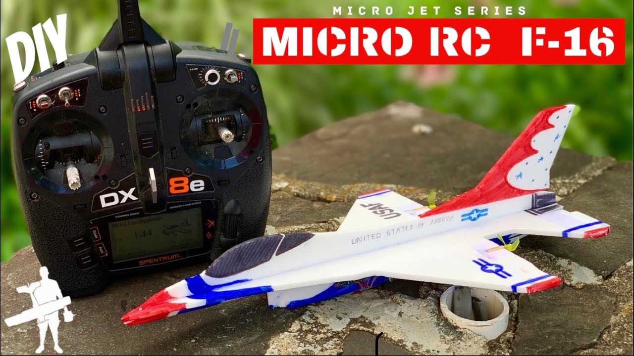 DIY RC Micro F-16 [FREE PLANS]
