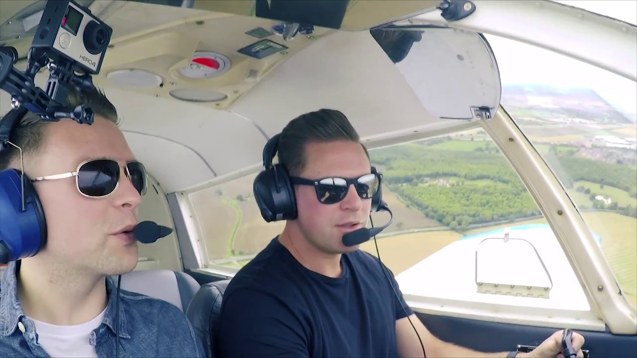 LANDING AT LEICESTER AIRFIELD