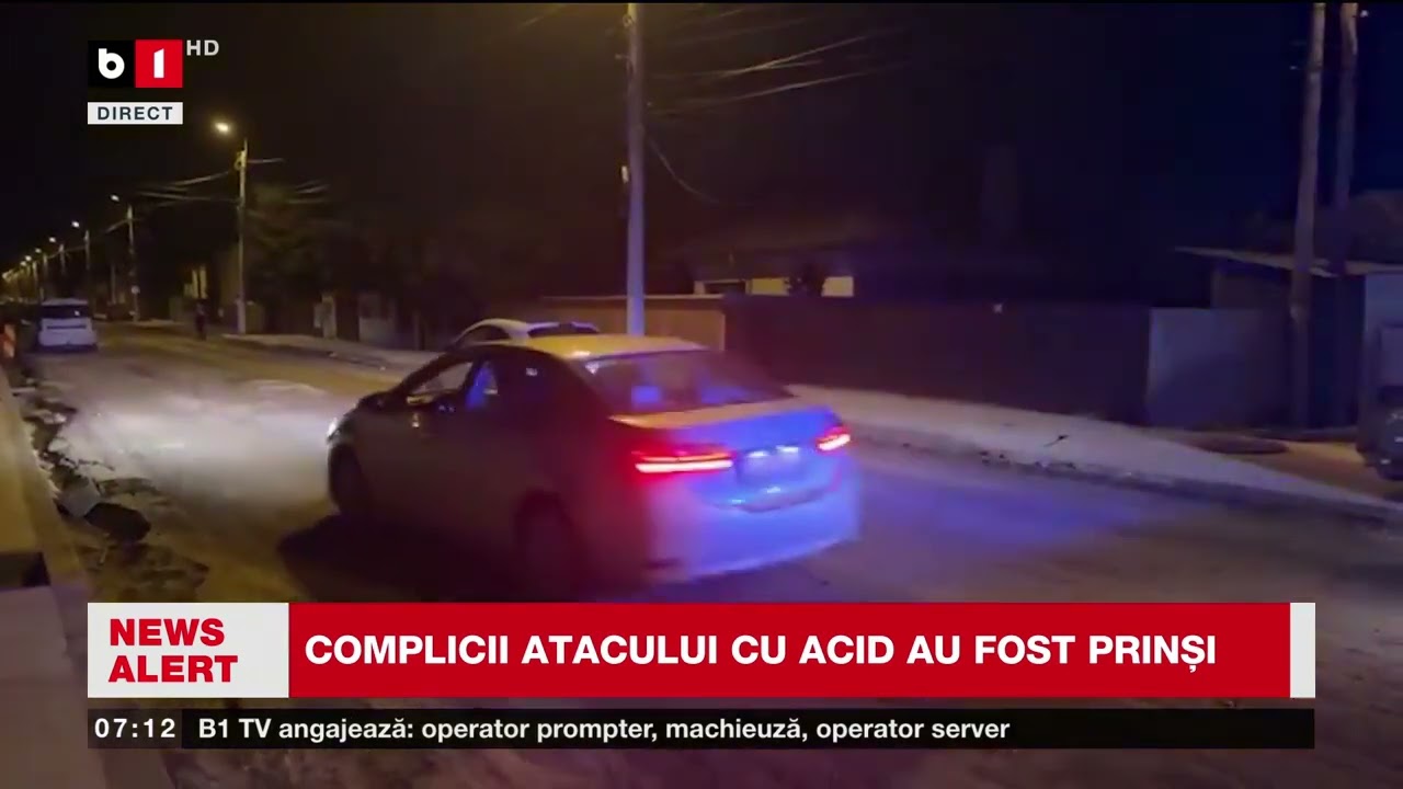 COMPLICII ATACULUI CU ACID AU FOST PRINȘI_Știri B1TV_13 iulie 2024