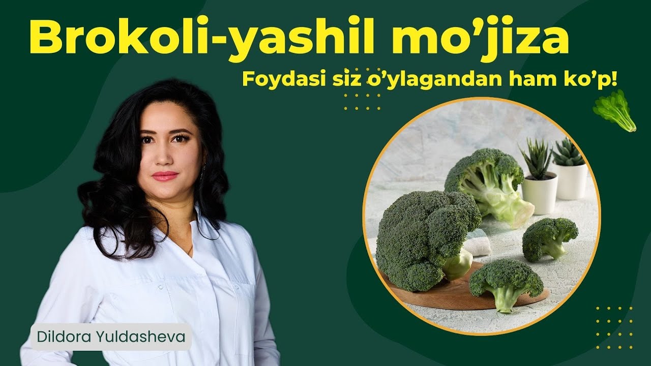 Brokoli bu yashil mo’jiza ekanini bilasizmi? Har kuni brokoli istemol qilsangiz nima bo’ladi! 