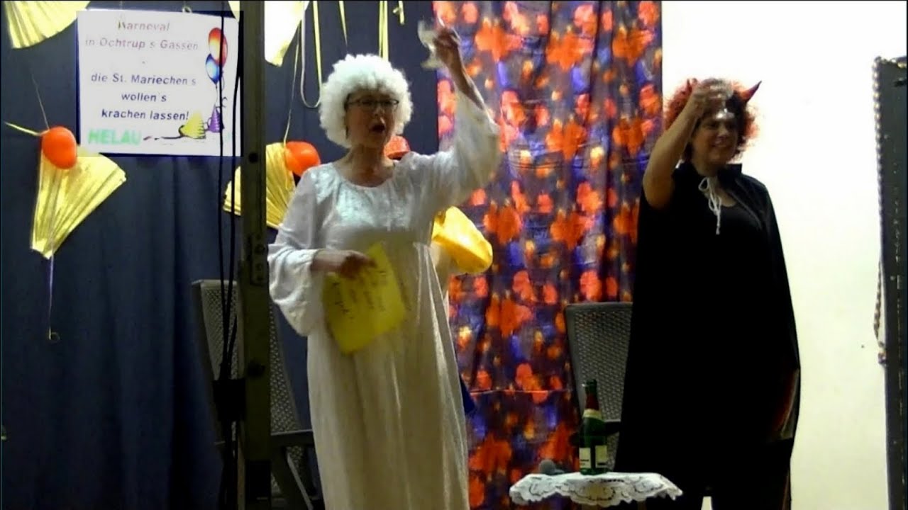 Altweiber kfd St.Mariechens ochtrup 2016 - Engel und Teufel