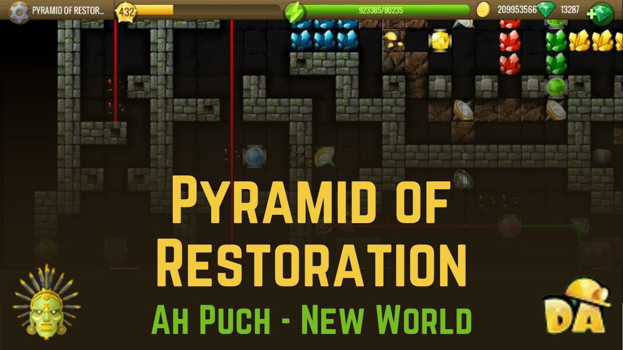Pyramid of Restoration - #23 Ah Puch  - Diggy's Adventure
