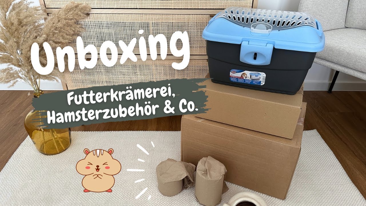 UNBOXING  Hamsterzubehör - Hamster Haul | Hamsterstübchen