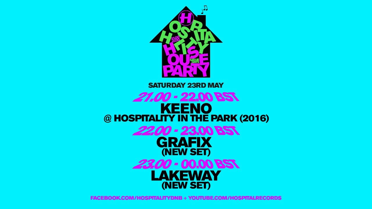 Hospitality House Party 23.05.20