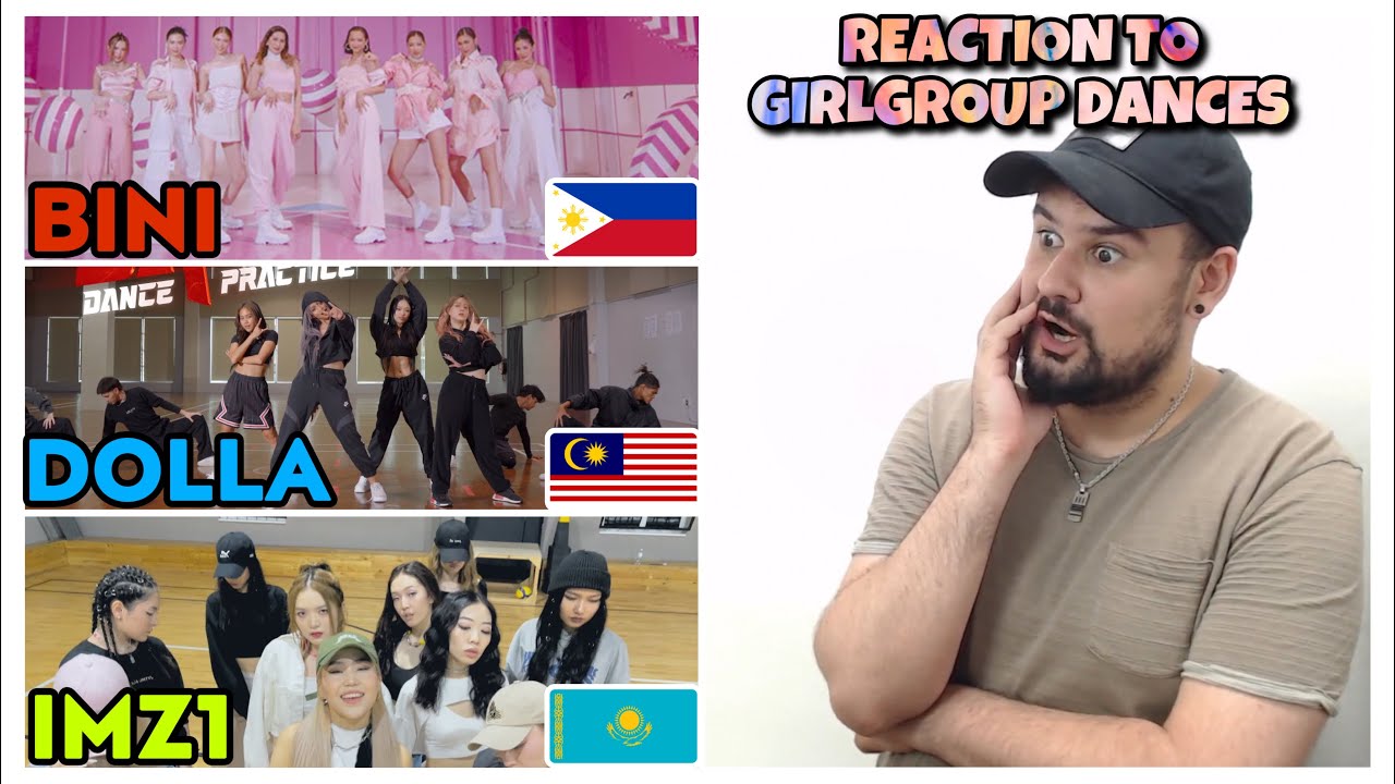 REACTION TO GIRLGROUP DANCE VIDEOS: IMZ1 - VENOM (QPOP) / BINI - LAGI (PPOP) / DOLLA - FIGHT (MPOP)