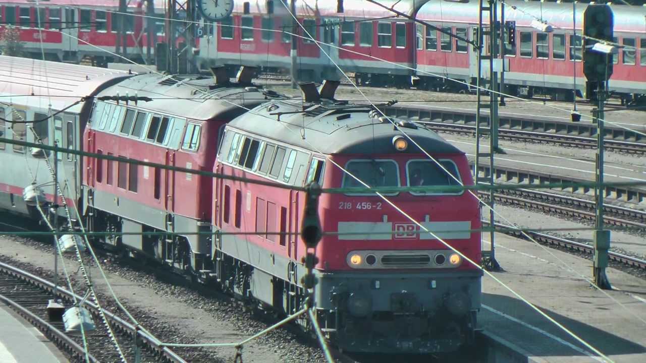 Lindau Hbf (1) - starring: BR 218 + BR 223 + Taurus + Talent + SBB RE 421 +