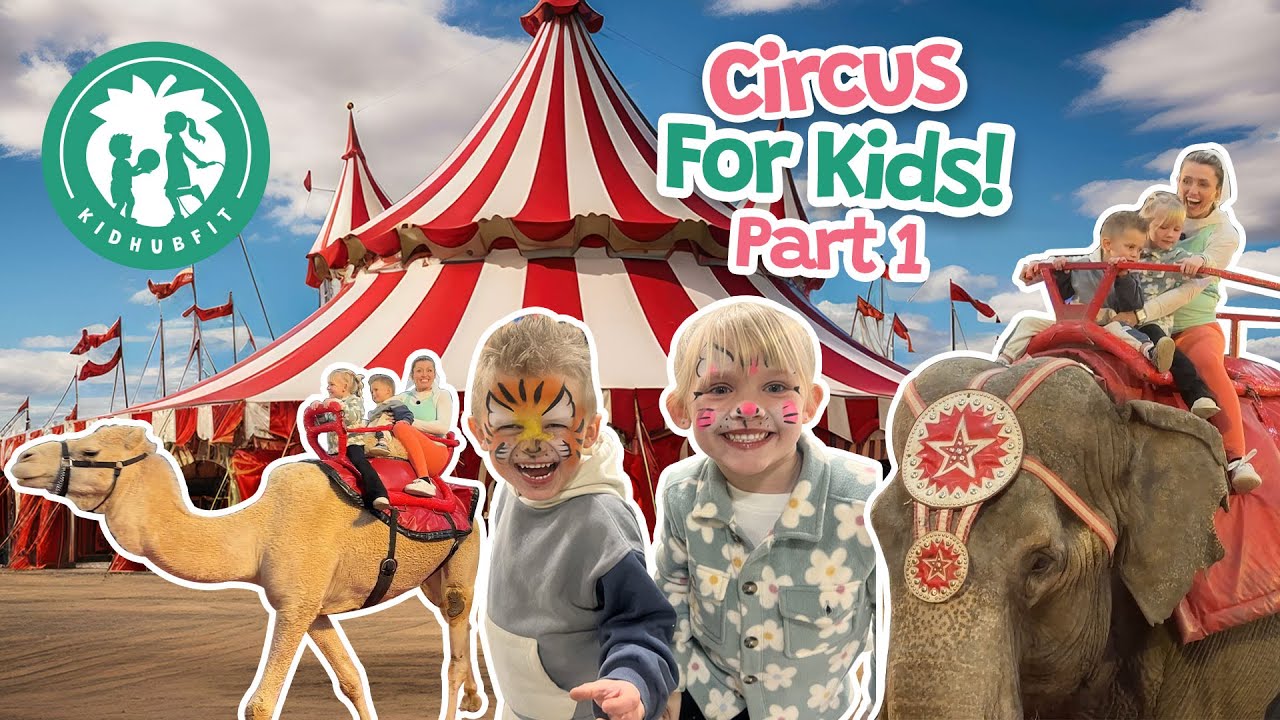 Circus Video For Kids!🎪 Face Painting 🎨 Children’s Train Ride 🚂 Reptiles 🐍 Fun & Educational Video!
