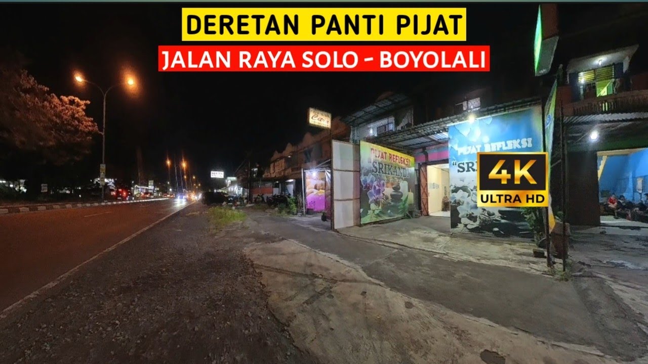 𝗕𝗢𝗬𝗢𝗟𝗔𝗟𝗜❗Deretan tempat pijat pinggir jalan raya antara Solo ke Boyolali.