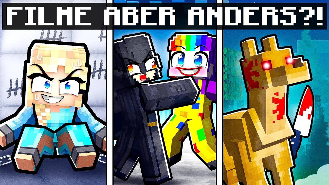 FILME ABER ANDERS......IN MINECRAFT?! | Minecraft #long