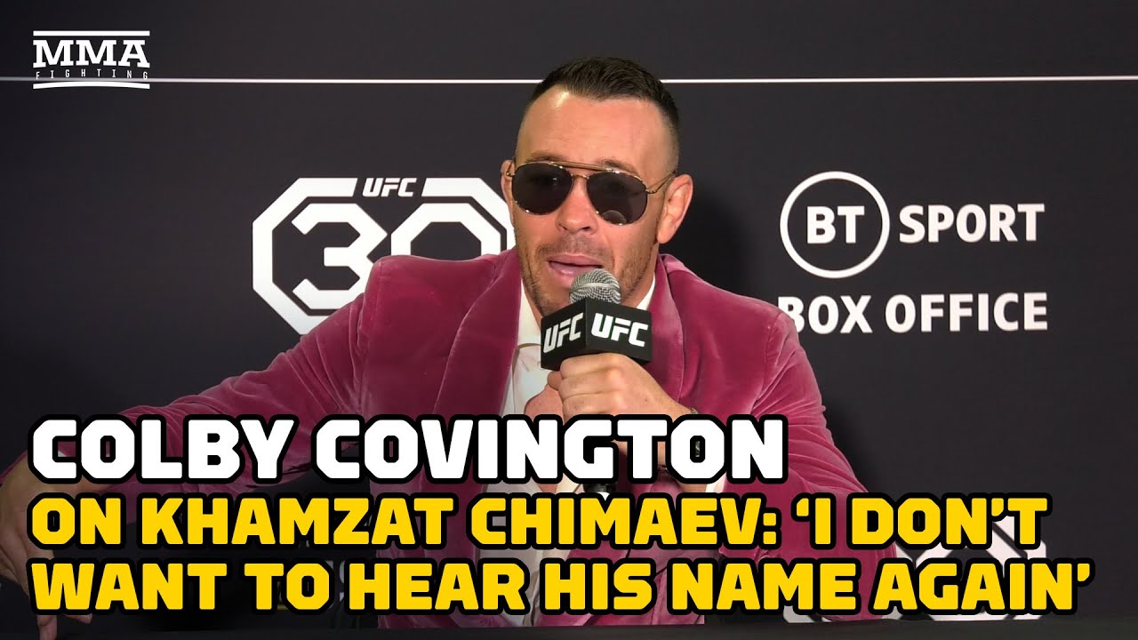 Colby Covington On Khamzat Chimaev: ‘I Don’t Want To Hear His Name Again’ | UFC 286 | MMA Fighting