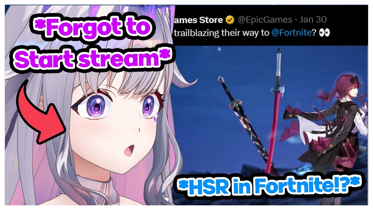 Biboo Reacts to the Unexpected Honkai: Star Rail x Fortnite Collab!