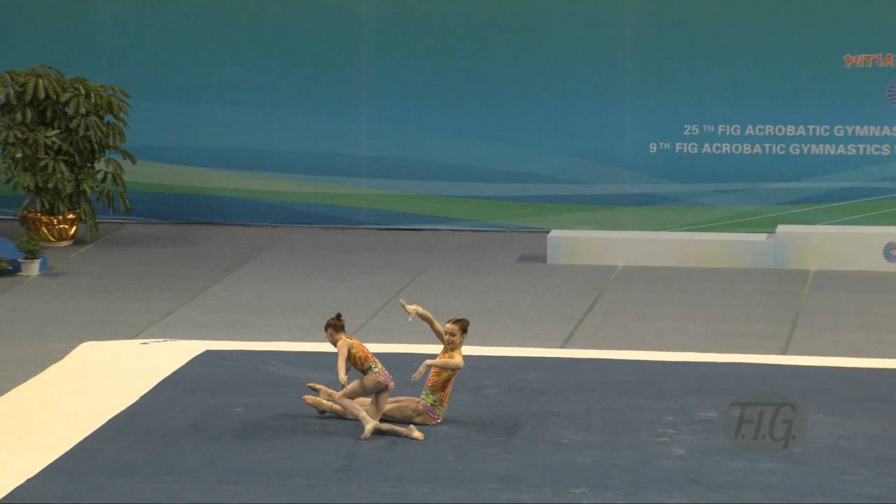 Russia (RUS) -  2016 Acrobatic Worlds, Putian City (CHN) Combined  Women's Pair