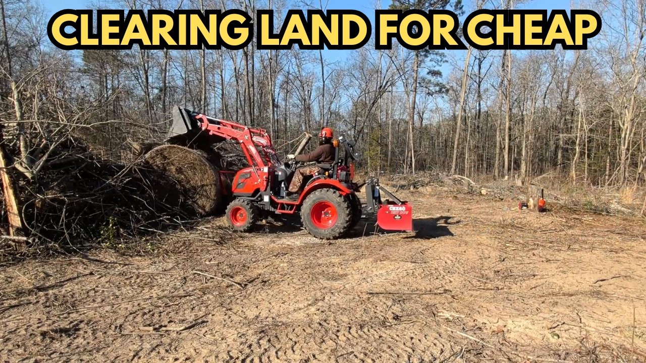 The Pond Plan is Failing... 72 Hours of Land Clearing With The Kioti (Day 3)