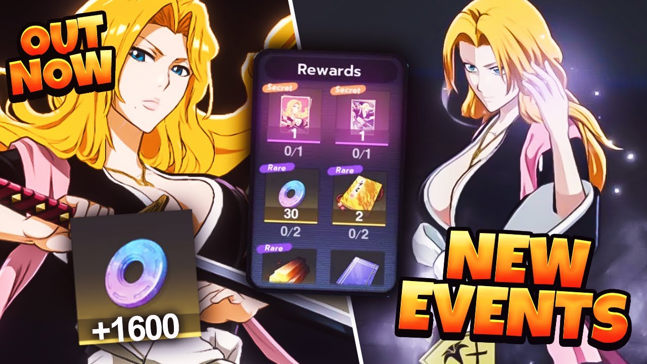 OUT NOW - FREE MAXED RANGIKU & NEW EVENTS: 10 FREE PULLS, GREAT REWARDS! | Bleach Soul Resonance