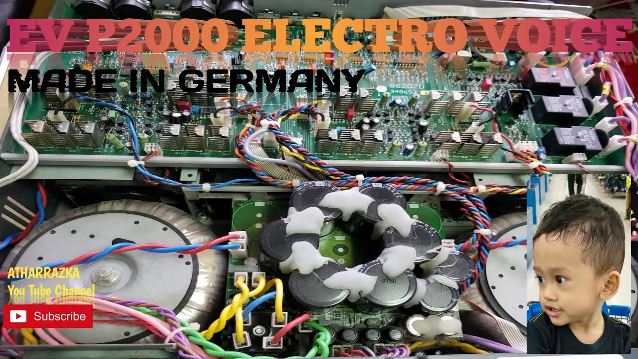 ELECTRO VOICE EV P2000 MADE IN GERMANY