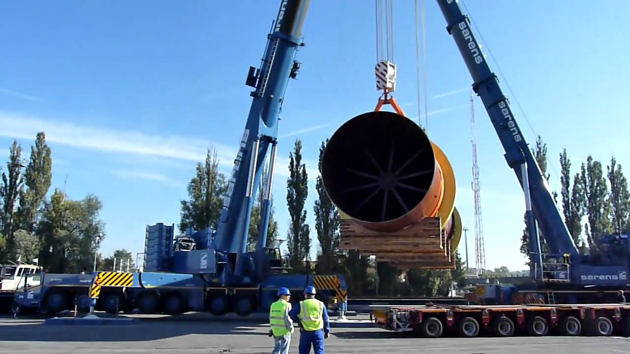 SARENS LTM1500 + AC700 lévent 226 tonnes !