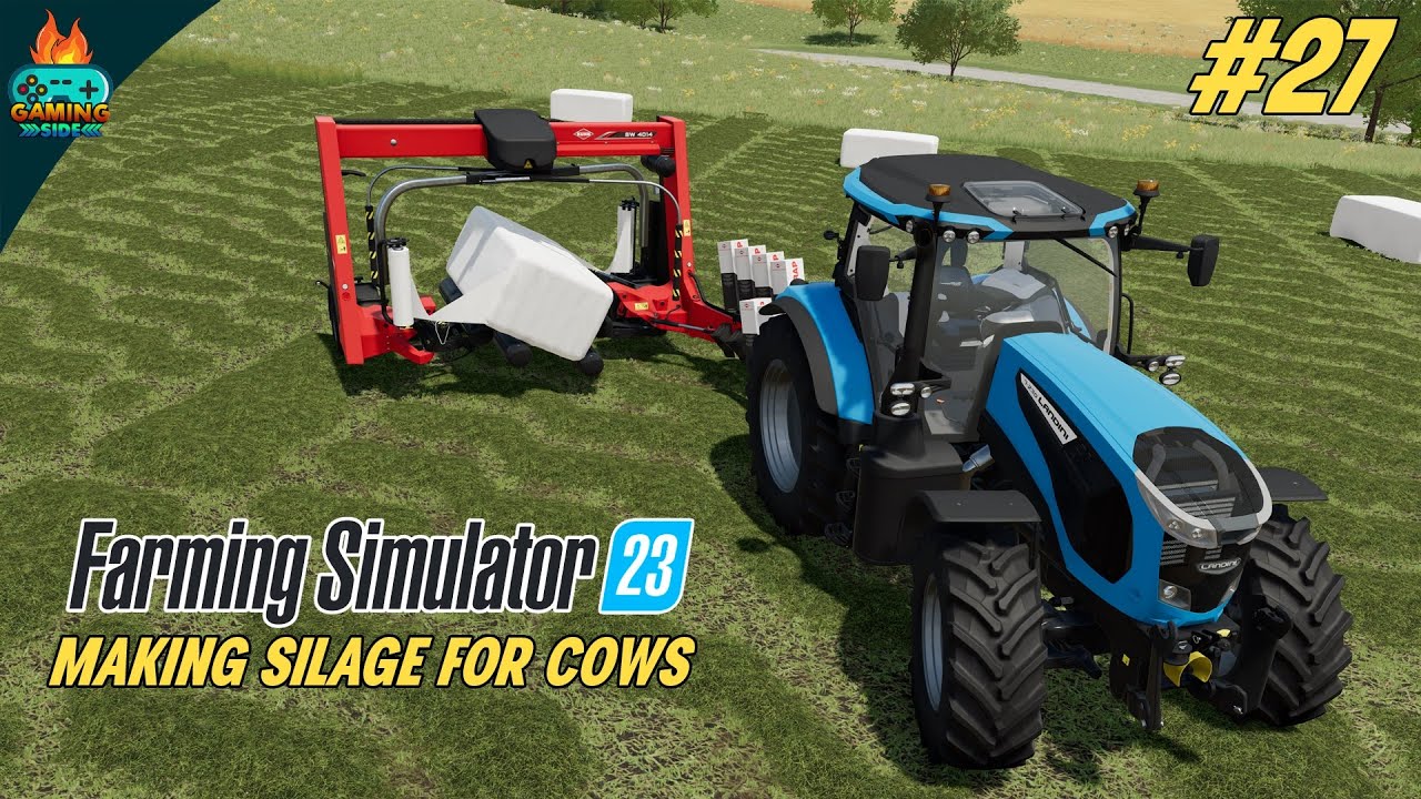 Let’s play Amberstone #27- Making silage bales - Farming Simulator 23 Mobile Urdu Hindi