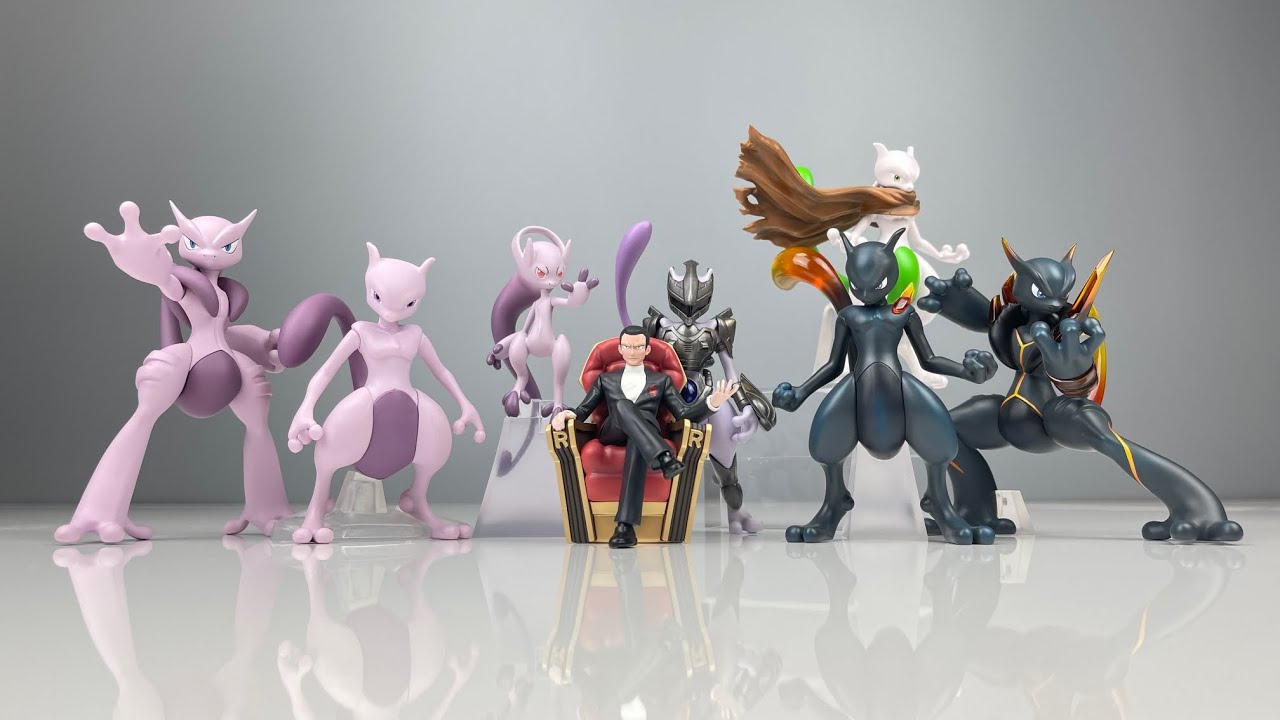 【Unboxing】1/20 All Type Mewtwo (Shiny Mewtwo,Armored Mewtwo,Mega Mewtwo & Shadow Mewtwo)