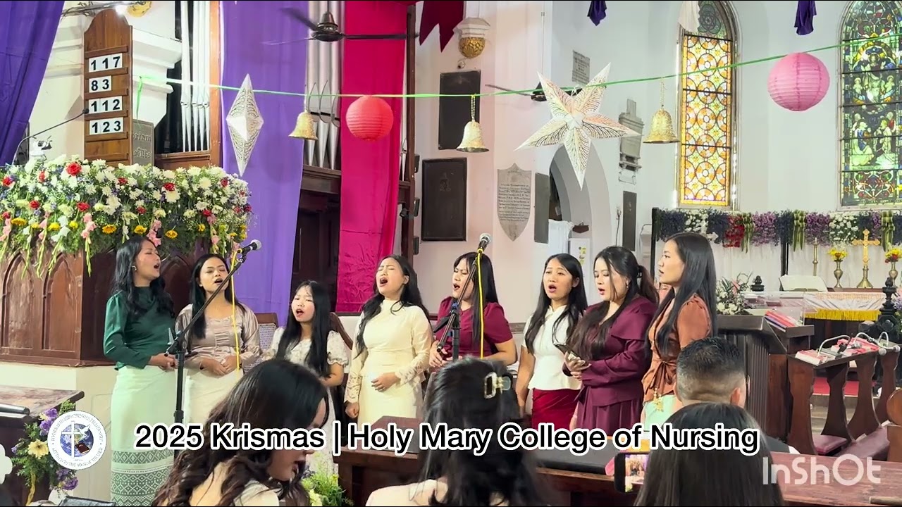 Krismas 2025 | Holy Mary College of Nursing Mizo | Tlawm Lua Mahla