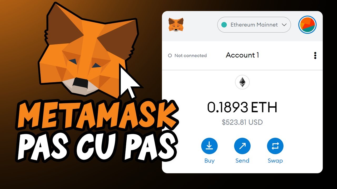 Metamask - Tutorial in romana pentru incepatori: Cum instalam si folosim Metamask | Animatie