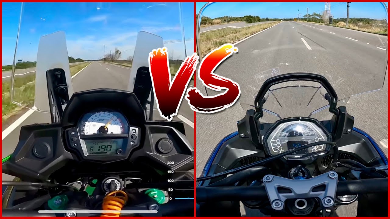 KAWASAKI VERSYS 650 VS TRIUMPH SPORT 660 TOP SPEED/QUAL ANDA MAIS?