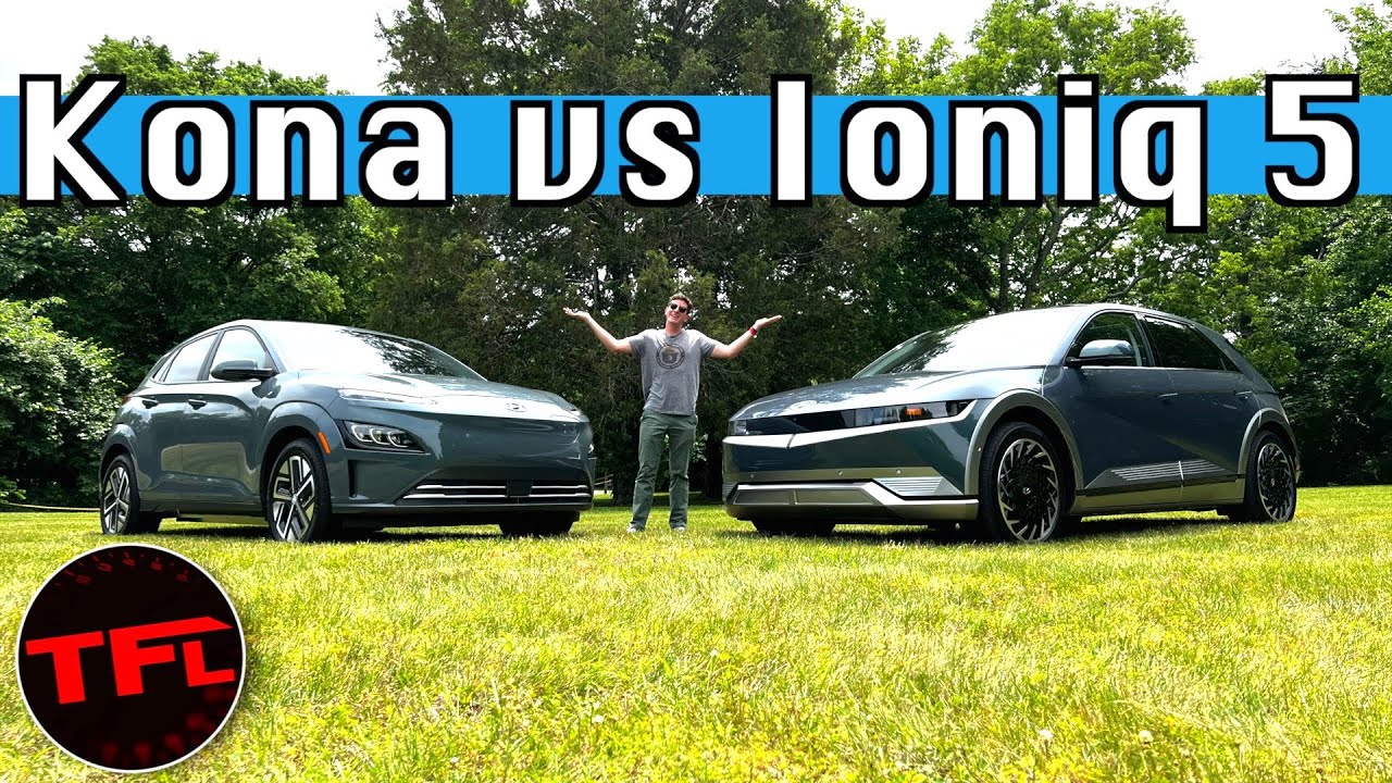 Hyundai Kona EV vs Hyundai Ioniq 5 - One Of These Two New Electric Cars Is Better Than The Other!