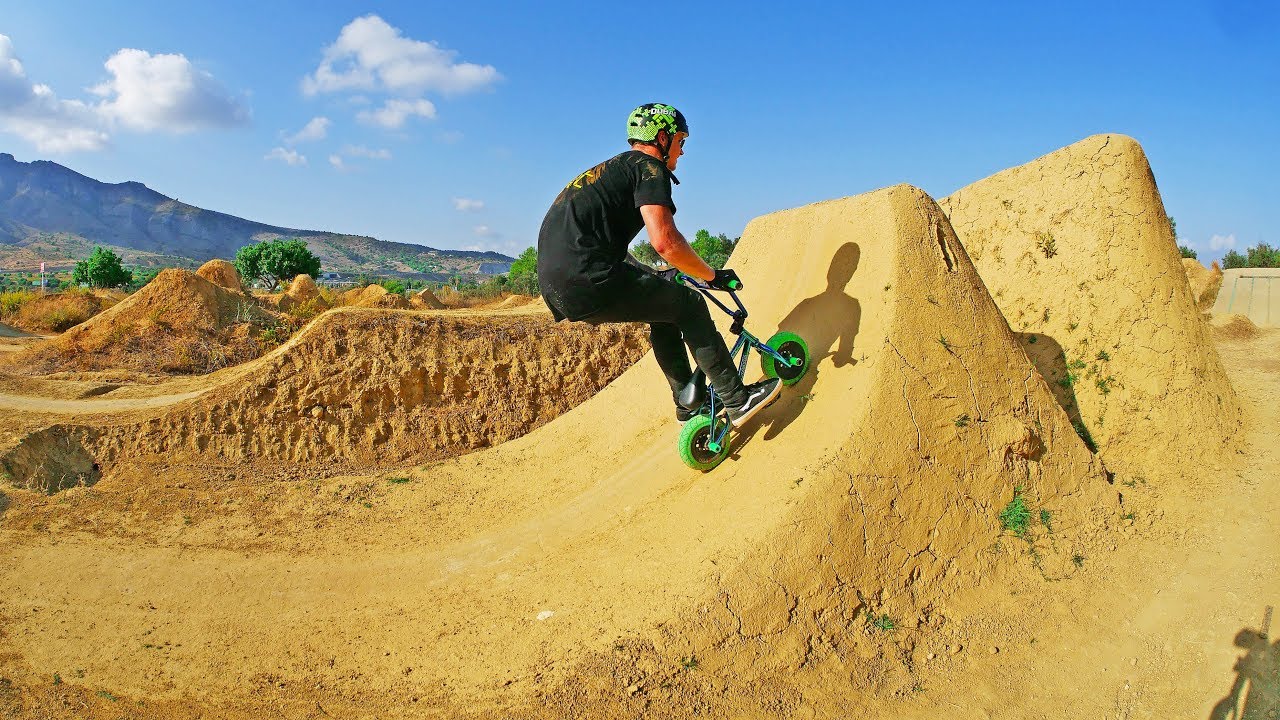INSANE MINI BMX RIDING ON HUGE DIRT JUMPS!