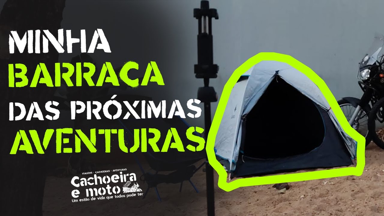 A MELHOR BARRACA PARA O SEU CAMPING DO FIM DE SEMANA #MOTO#CAMPING#CERRADO#CACHOEIRA