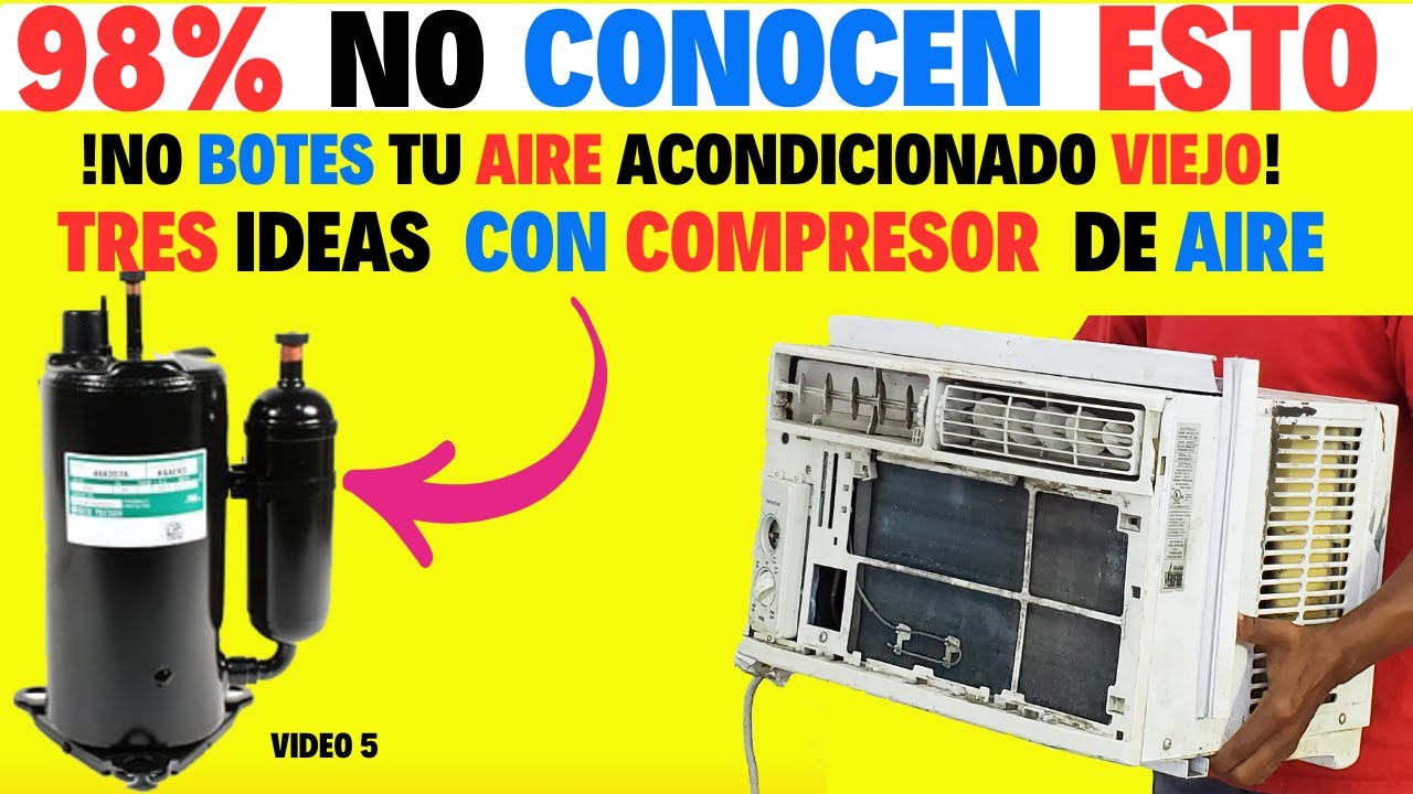 Tres Proyectos Ingeniosos con un Compresor de Aire Acondicionado!!  Proyectos DIY