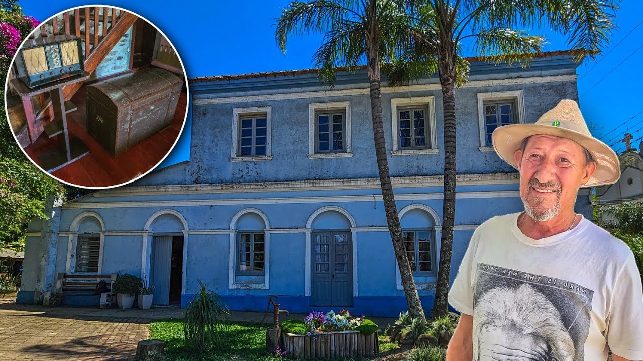 CASARÃO COM LINDOS MÓVEIS ANTIGOS E UMA PROFISSÃO QUE ESTÁ EM EXTINÇÃO!