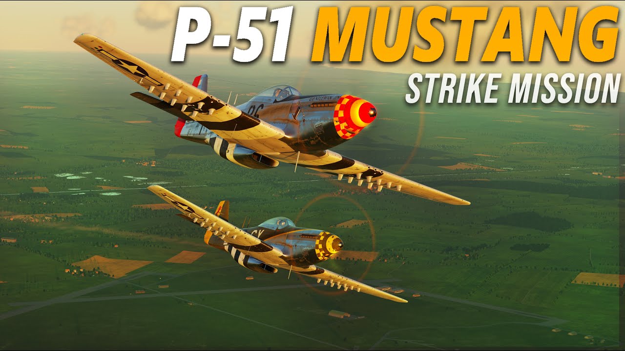 P-51 Mustang Strike Mission | Channel Map | Digital Combat Simulator | DCS |