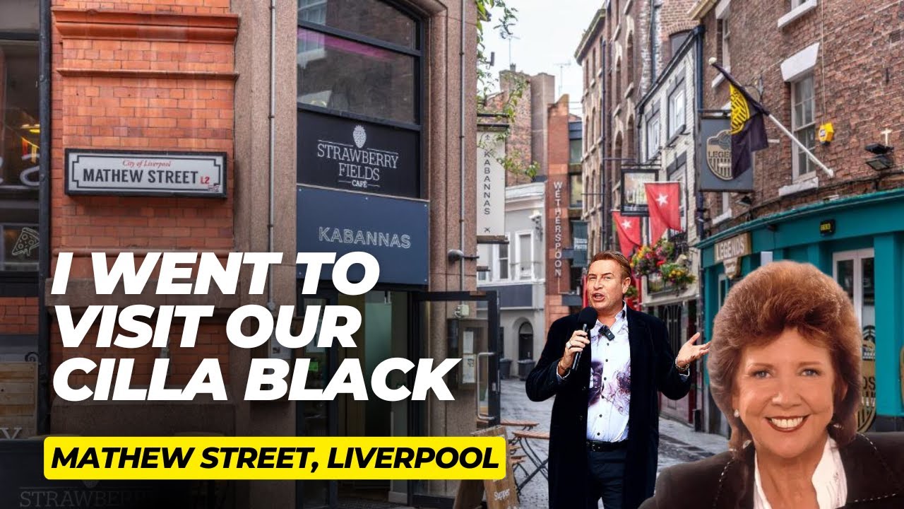 I went to see our Cilla Black on Liverpool's most famous street MATHEW STREET!
