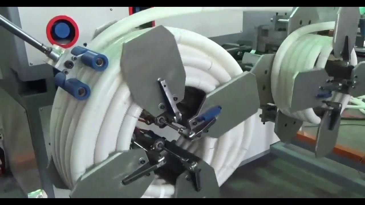 Bobinadora automática para bobinar tubos de PVC/fuelle