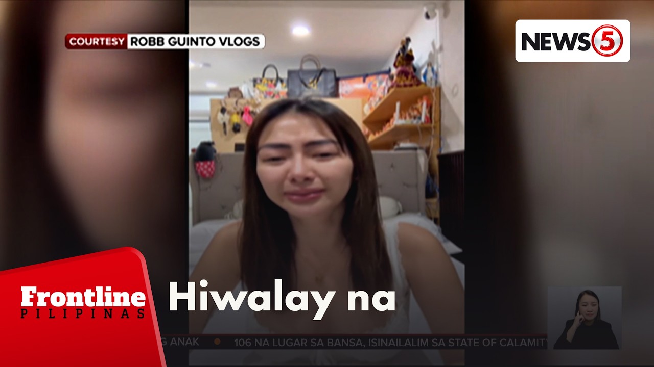Robb Guinto, emosyonal na kinumpirma ang hiwalayan nila ni Yasser Marta | Frontline Pilipinas