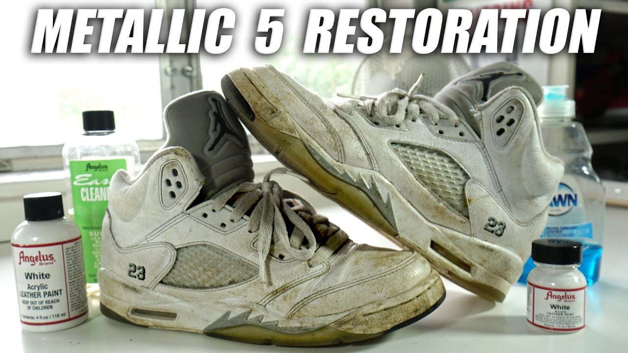 Jordan Metallic 5 Full Restoration! A Quick Thrift Fix!