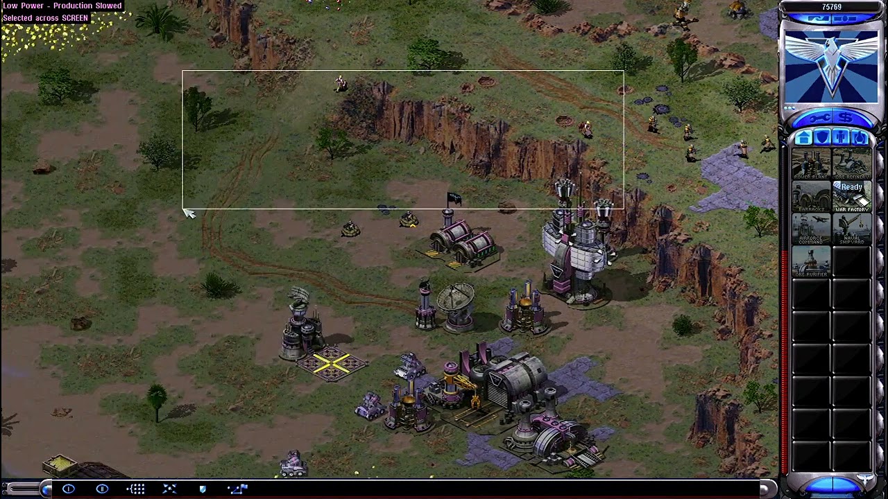 Fierce fighting on the mountain ⛰️ | red alert 2 Yuri's Revenge قتال شرس على الجبل
