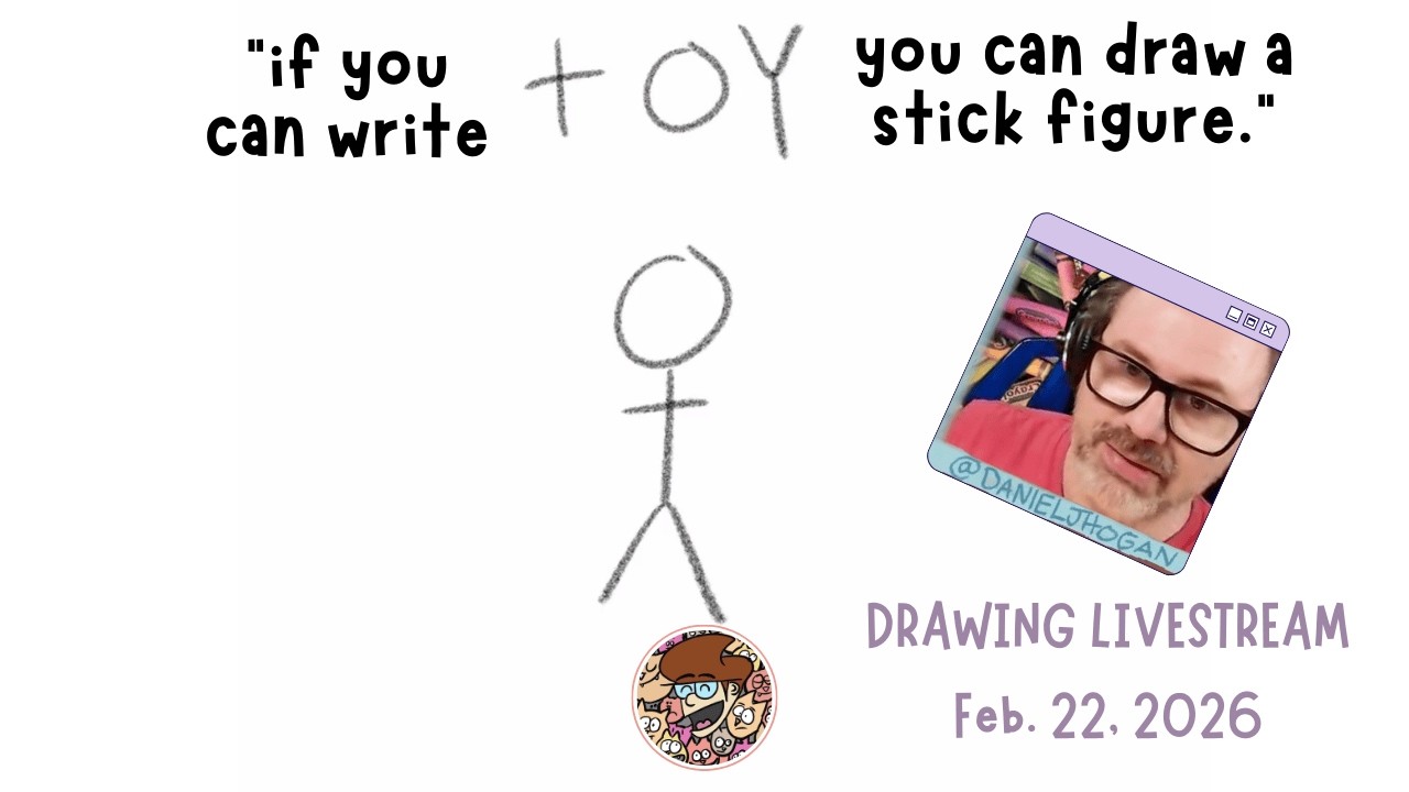 Art and Drawing Livestream Feb. 22,  7 PM ET